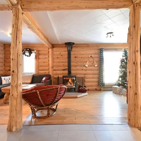 Chalet Du Lac Avec Spa Prive, Wifi, Bbq Et Sup Saint Adolphe D'Howard Exterior photo